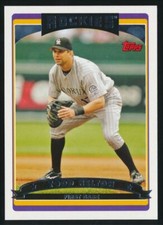 2006 Topps #570 Todd Helton, Colorado Rockies, HOF.