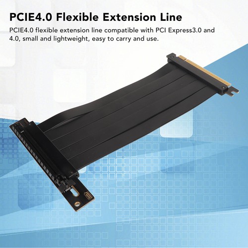 Cable de Extensión PCIE 4.0 PCI Express X16 X8 X4 X1 Alta Velocidad GPU Elevador Ajuste - Imagen 16 de 22