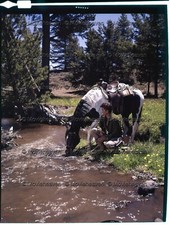 MICHAEL LANDON BONAZA RARE WARDROBE TEST 4X5 TRANSPARENCY PHOTO 208 ORIGINAL