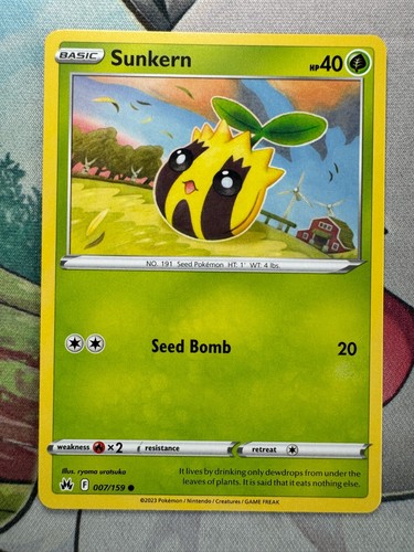 Sunkern Non-Holo English Pokemon TCG BKCH590