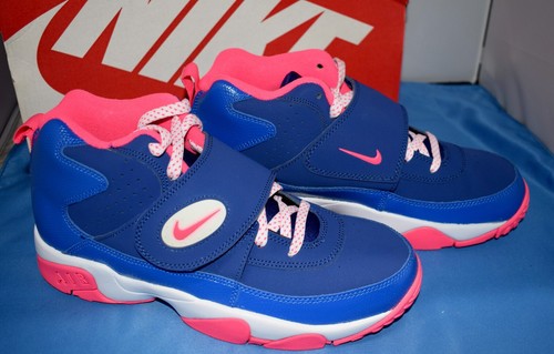 Nike Air Mission Grade School GS Blue Pink Athletic Shoe Sz 7Y 630911-400 ~W2#22 - Picture 3 of 7