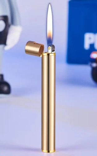 Unique Mini Cigarette Lighter Cool Novelty Grinding Wheel Torch Gas Flame - Picture 4 of 8