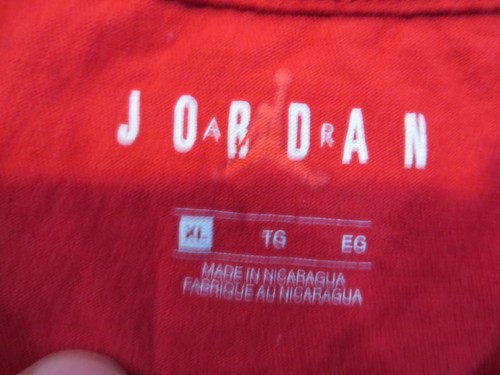 Michael Air Jordan Jumpman Red T-Shirt Herren XL MJ Logo Mehrfarbig #23 - Bild 2 von 4