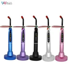 Dental Curing Light Rechargeable LED Wireless Metal Resin Solidify  1500mW/cm2