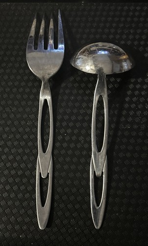 Juego de 2 cubiertos de acero inoxidable Retroneu de doble bucle - Imagen 5 de 7
