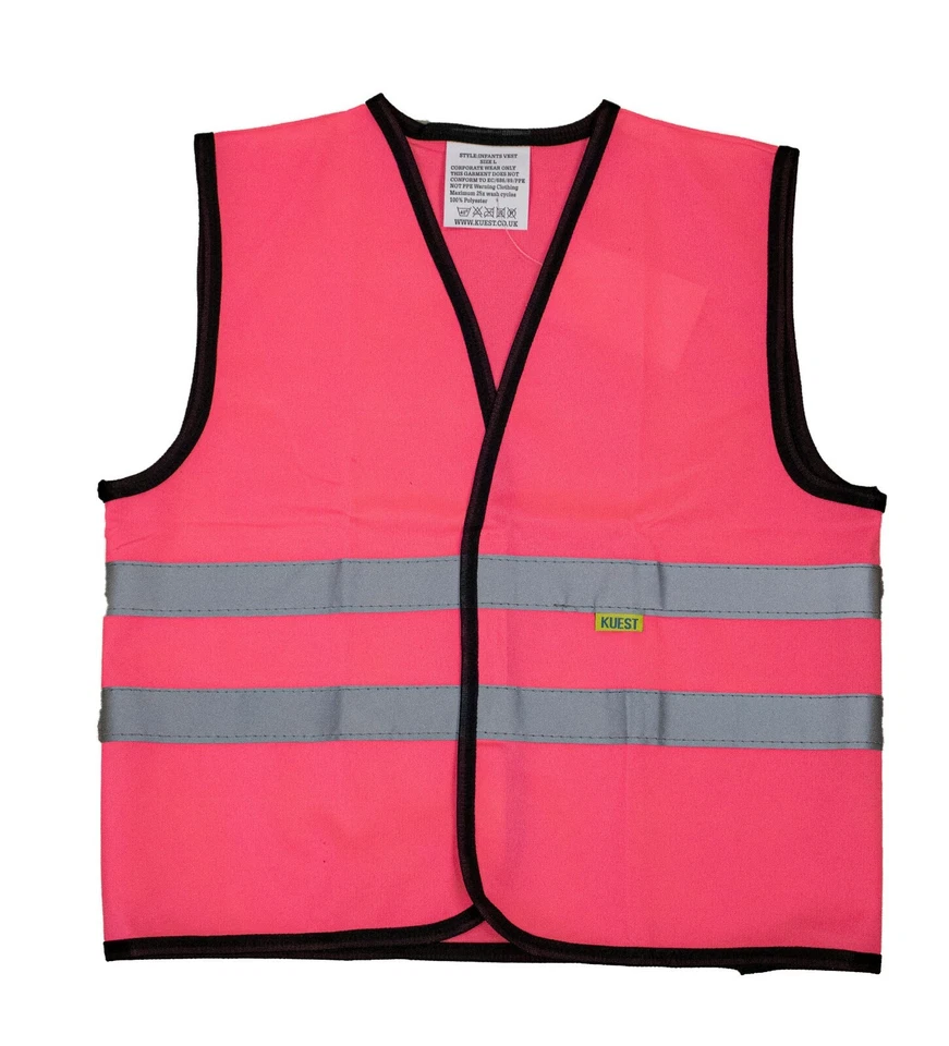 Kids Hi-Vis Safety Infant Vest Reflective Waistcoat for Children