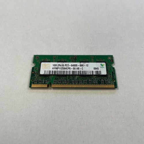 Hynix 1GB DDR2 RAM PC2-6400 800MHz non-ECC Unbuffered SODIMM HYMP112S64CP6-S6 - Picture 2 of 3