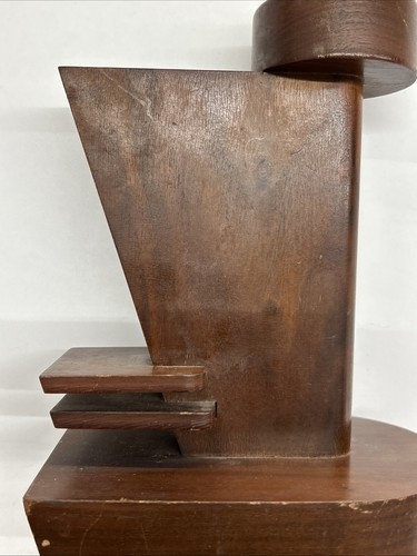 Trofeo Tennis 1953 Stile MCM Con Targa Ottone Harlingen Texas Torneo di Stato - Foto 8 di 13