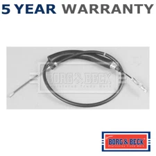 Borg & Beck Rear Hand Brake Cable Fits Audi A2 2002-2002 1.2 TDi 1.4 8Z0609722G