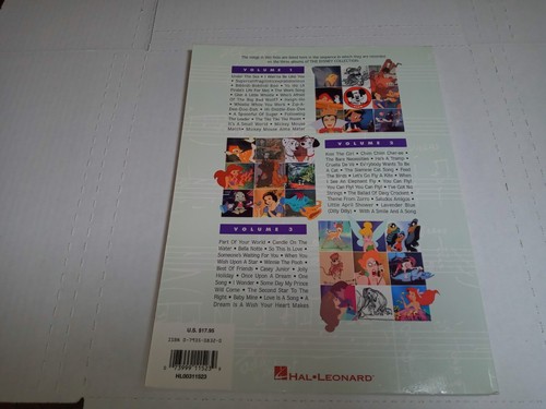 The Disney Collection Sheet Music Song Book Piano Vocal Guitar Songbook 1992 - Picture 3 of 4