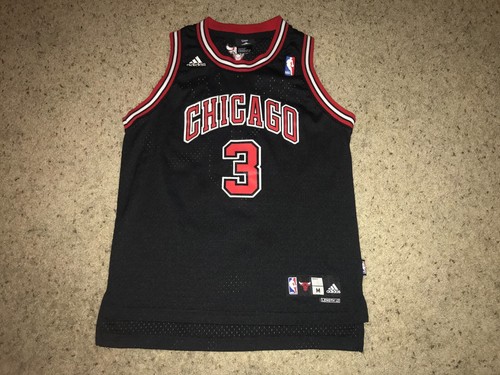 Ben Wallace Chicago Bulls adidas Black Stitched Swingman Jersey - Youth Medium - Picture 1 of 6