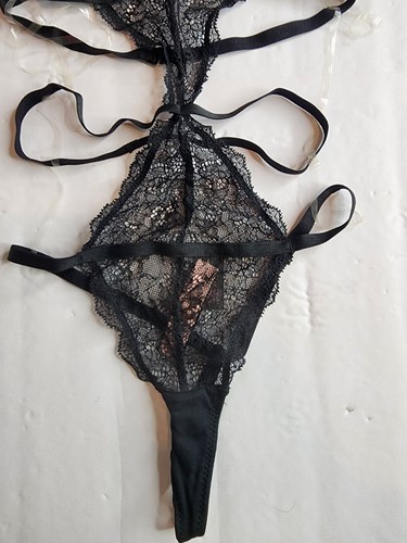 Victoria Secret Lengerie Size XS Black One Piece - Afbeelding 3 van 4
