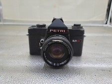 Vintage Petri Slr35 w/ Petri 1:1.8/55 Lens. Untested As Is