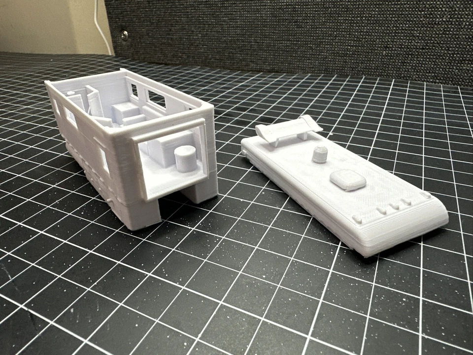 PIEZAS DE CAMIÓN 1/64 DCP ESTILO RV CAMA LARGA Y ALTA ALTURA CON Piezas Extra Detalle Foto 4 de 4