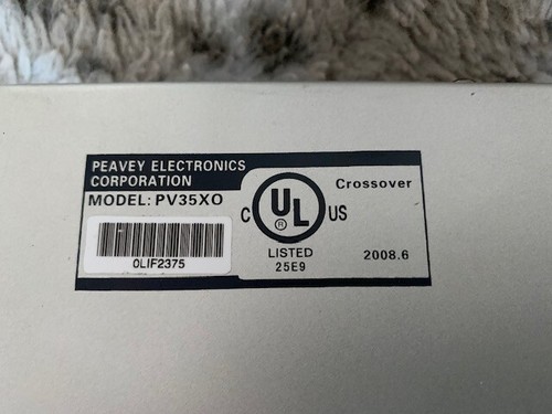 Peavey PV35XO Crossover - 3 Way Stereo, 4 or 5 Way Mono - Picture 2 of 16