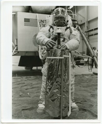 NASA Apollo Astronaut in simulation activity, 1969, NASA, n87