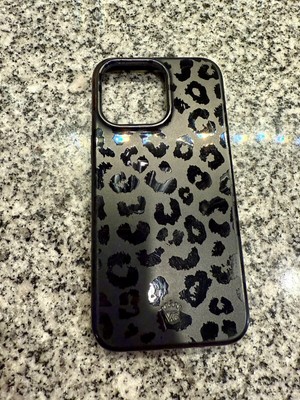 Velvet Caviar iPhone 15 Pro Max Black Leopard Print Case