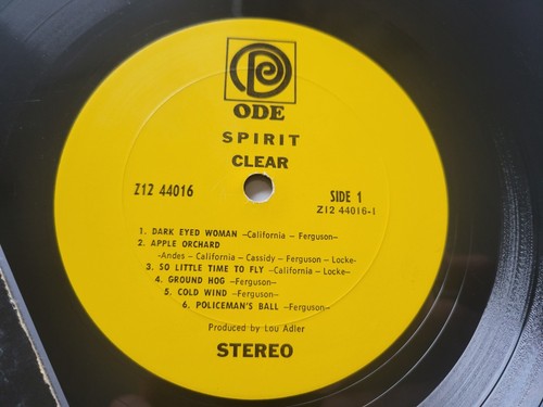 SPIRIT - Clear 1969 PSYCH HARD ROCK (Lp) Randy California - Bild 2 von 4