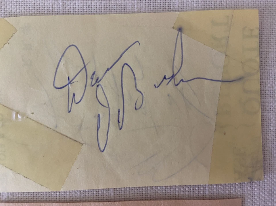 10 Original Sports Autographs Tug McGraw Frank Gifford Baseball Football Signed - Image 4 of 4