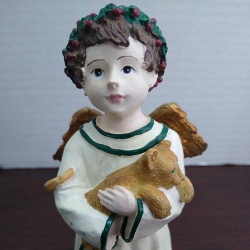 Princess House Exclusive, Angel Boy With Bear Cub. 1999 - Picture 2 of 6