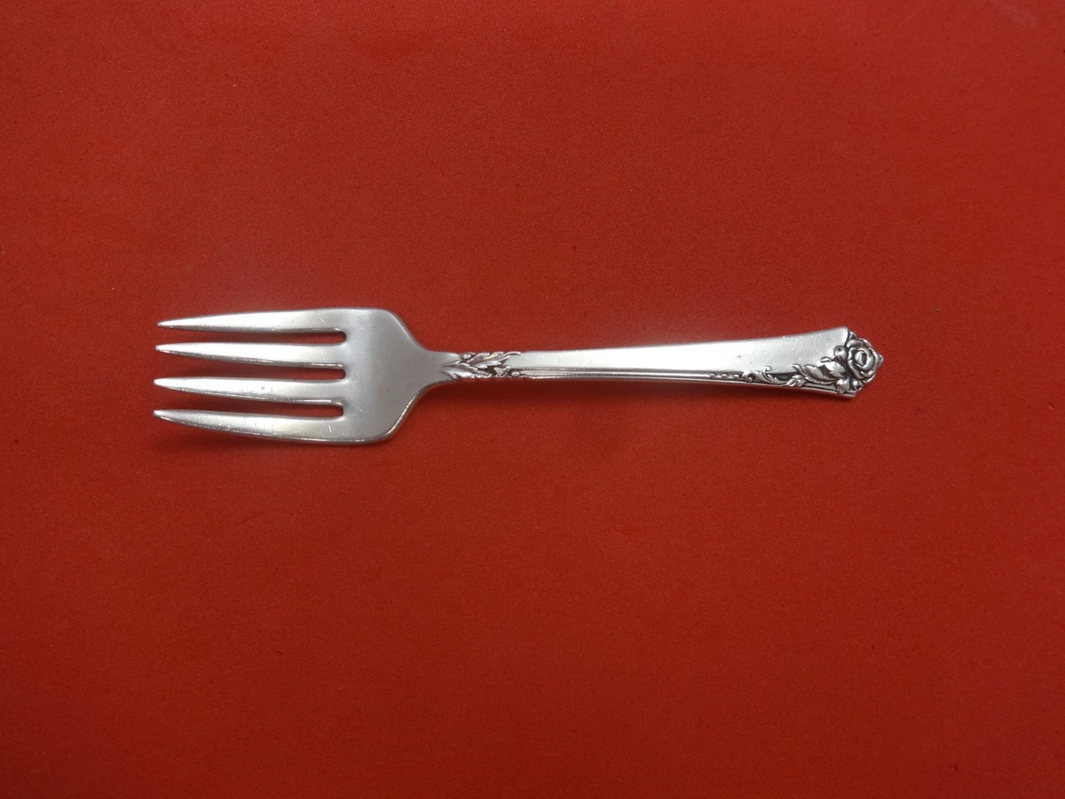 Damask Rose Fork Antique US Sterling Silver for sale | eBay