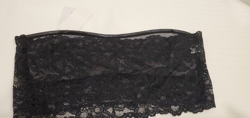B’temptd Women Strapless Bra-Size XL-Grey-Black Lace-Modern Goth-Sexy Grunge-NWT - Picture 3 of 4
