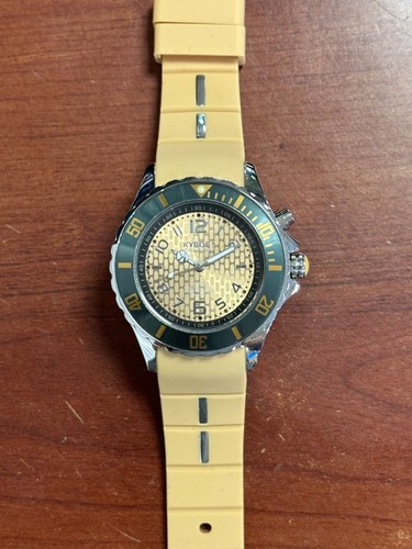 KYBOE! Power Edelstahl Modeuhr mit Silikonarmband braun 40 mm KY40R - Bild 1 von 2