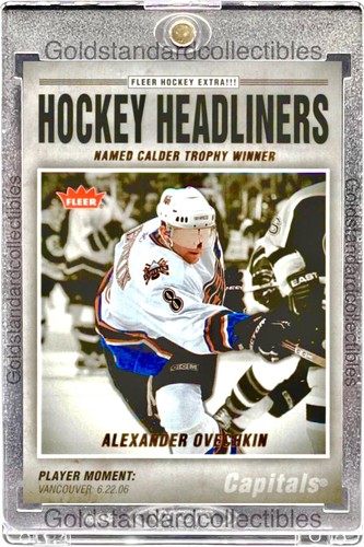 Alex Ovechkin RARE ROOKIE RC INVESTMENT CARD SSP FLEER GOAT ROY MVP MINT - Picture 2 of 2