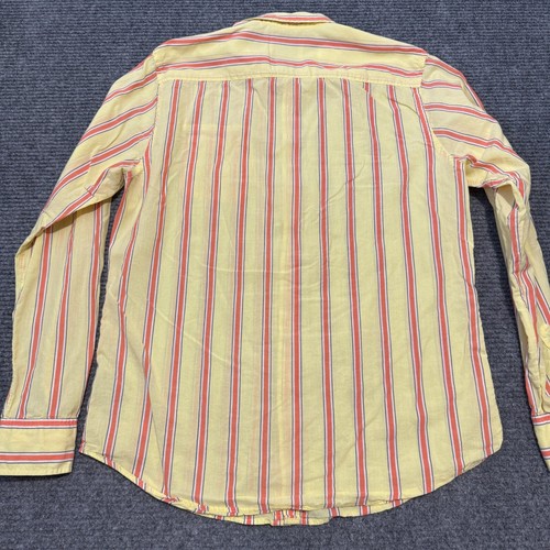 Scotch Soda Shirt Mens 2XL Yellow Orange Button Up Long Sleeve Lightweight Palms - Picture 12 of 12