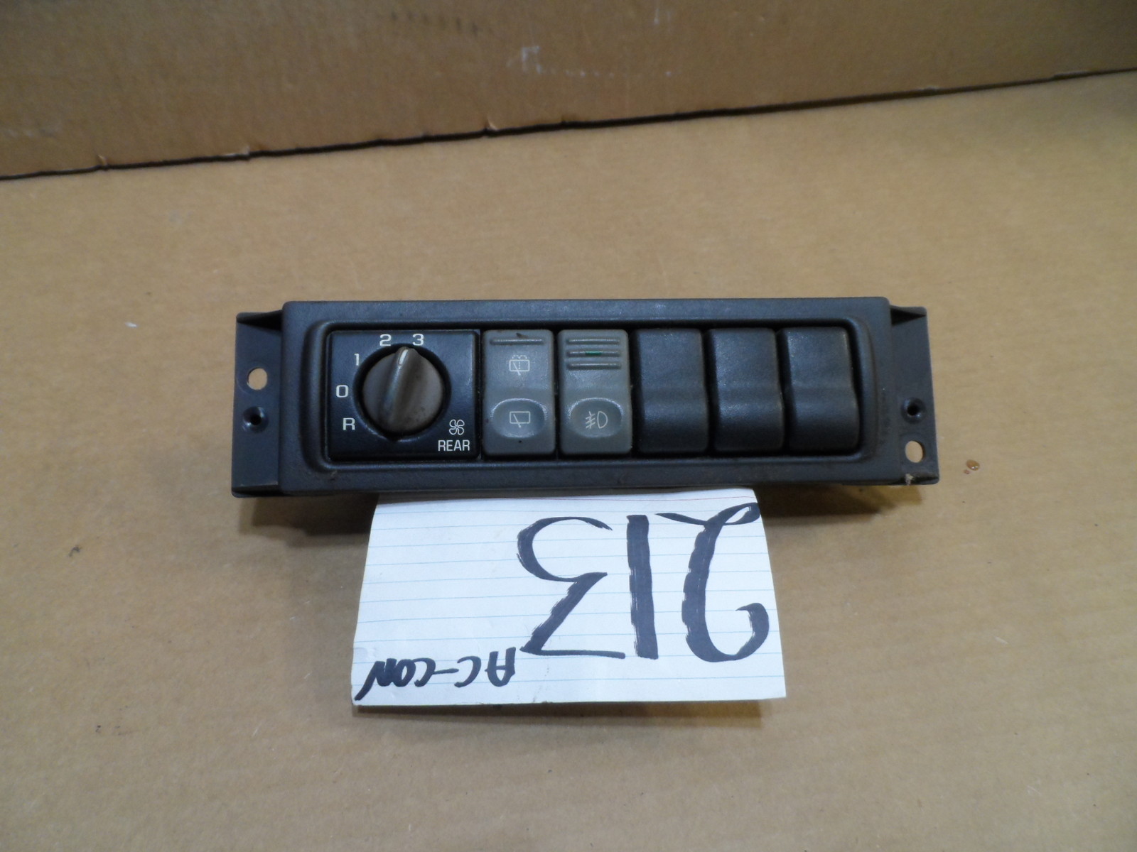 00 01 02 03 Pontiac Montana AC and Heater REAR Control Used Stock #213-AC