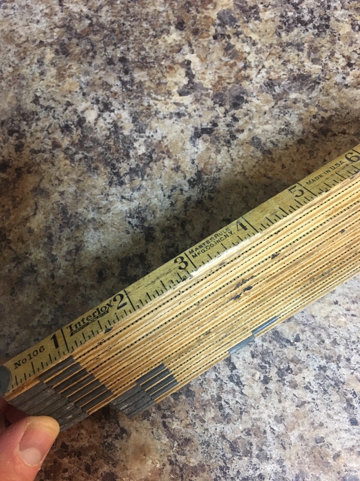 Vintage INTERLOX Master Slide Wooden Ruler No. 106 | eBay