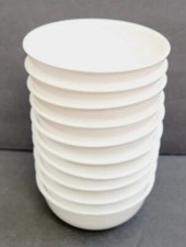 SET OF 12 5 5/8" CORELLE WHITE VITRELLE DESSERT CEREAL SOUP BOWLS UNUSED HTF