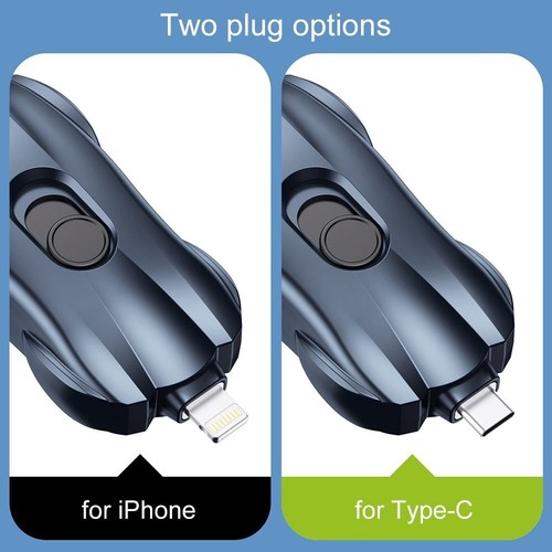 For Iphone Android Portable Power Bank Emergency Power Emergency Charger - Photo 8 sur 13