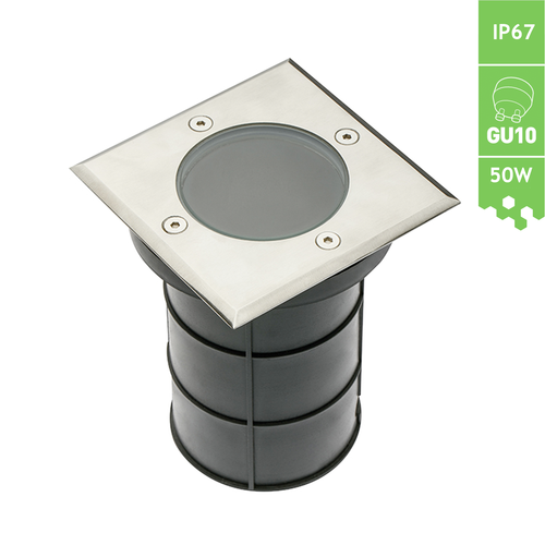 Luz empotrada / Luz de suelo / Luz de entrada / IP67 / GU10 a 50W / IK10 - Imagen 2 de 9