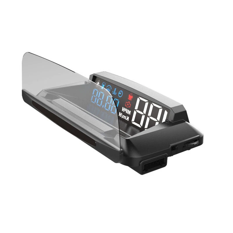 Pantalla HUD para automóvil Pantalla frontal Pantalla de 5" Coche HUD Head Up Display Plug & Play Foto 2 de 4