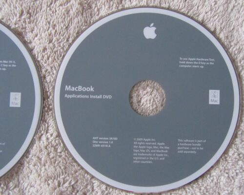 Discos de instalación originales Mac MacBook 10.6.1 Snow Leopard - MacBookPro6,1 finales de 2009 - Imagen 3 de 3