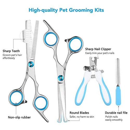 Dog Shaver Clippers Pet Rechargeable Cordless Electric Quiet Hair Grooming Kit - Picture 8 of 8