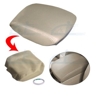 Real Leather Center Console Lid Armrest Cover Fits Honda Pilot 2009-2015 Beige Tan Real Leather Center Console Lid Armrest Cover Fits Honda Pilot 2009-2015 Beige Tan