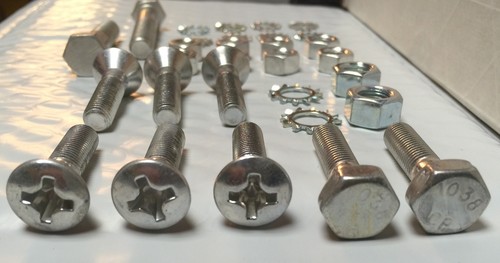 Harley Panhead Shovelhead 58-80 Cad Plated Rear Fender Mounting Kit CP-1038 Cad  - Bild 1 von 5