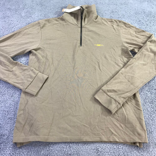 Phipps Sweater Mens Medium Quarter Zip Sweatshirt Half Zip Base Layer Top - Picture 3 of 9