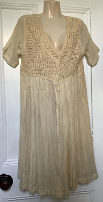 Beautiful Crafted Handmade Lightweight Jacket/Cardigan by Purity Clothing Sz 14