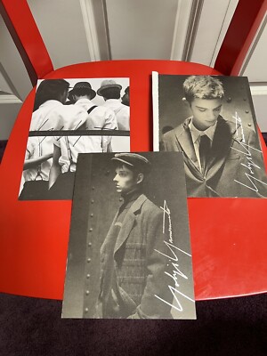 YOHJI YAMAMOTO POUR HOMME 18 ( Rare ) Collection Cards/Lookbook F
