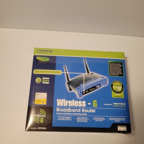Cisco Systems Linksys Wireless-G Broadband Router 2,4 GHz 54Mbps WRT54GL