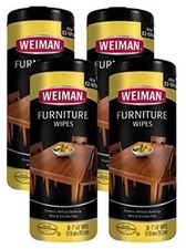 Weiman Wood Cleaner and Polish Wipes - Clean, Polish & Protect  Assorted Sizes 