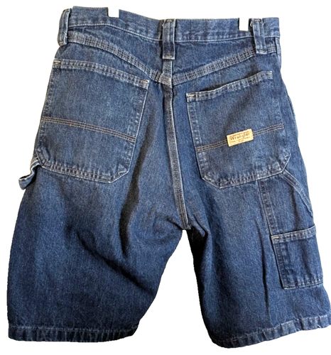 Pantalones Cortos de Carpintero Wrangler Para Hombre Azul Denim Talla 30/9 Auténticos Cómodos Jeans - Imagen 4 de 6