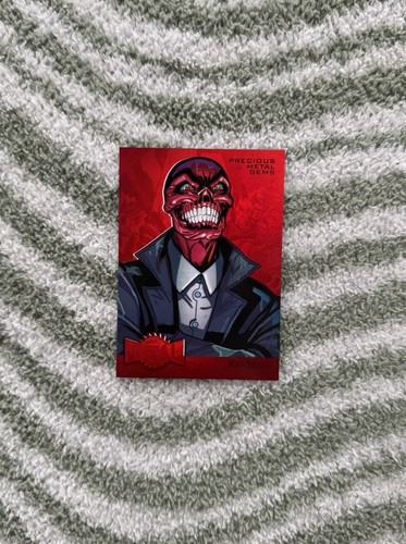 2015 Marvel Fleer Retro 1995 Metal Blaster Red PMG 084/100 Red Skull 30 of 42 - Bild 3 von 12