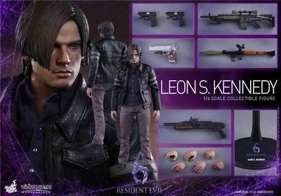 HT HotToys 1/6 VGM22 Resident Evil 6 2.0 Leon S. Kennedy Action Figure In Stock
