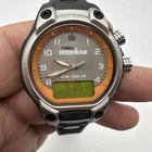 TIMEX IRONMAN Vintage Two Crown Indiglo Rare Gray Orange Black