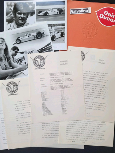 1980 Bobby Hillin's Longhorn Racing Team Media Kit, Indy Car/Al Unser - Bild 1 von 13