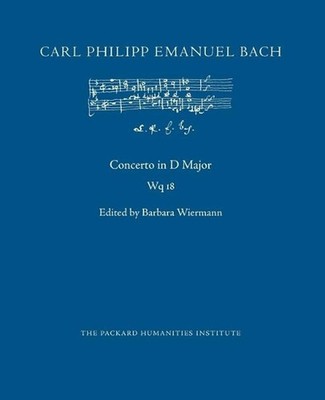 Concerto in D Major, Wq 18 by Carl Philipp Emanuel Bach (English) Paperback Book